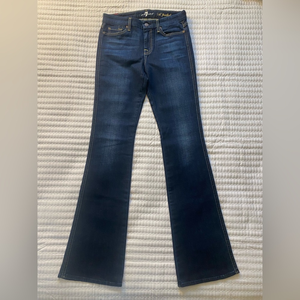 7 For All Mankind, A Pocket Jeans, Beautiful dark wash!